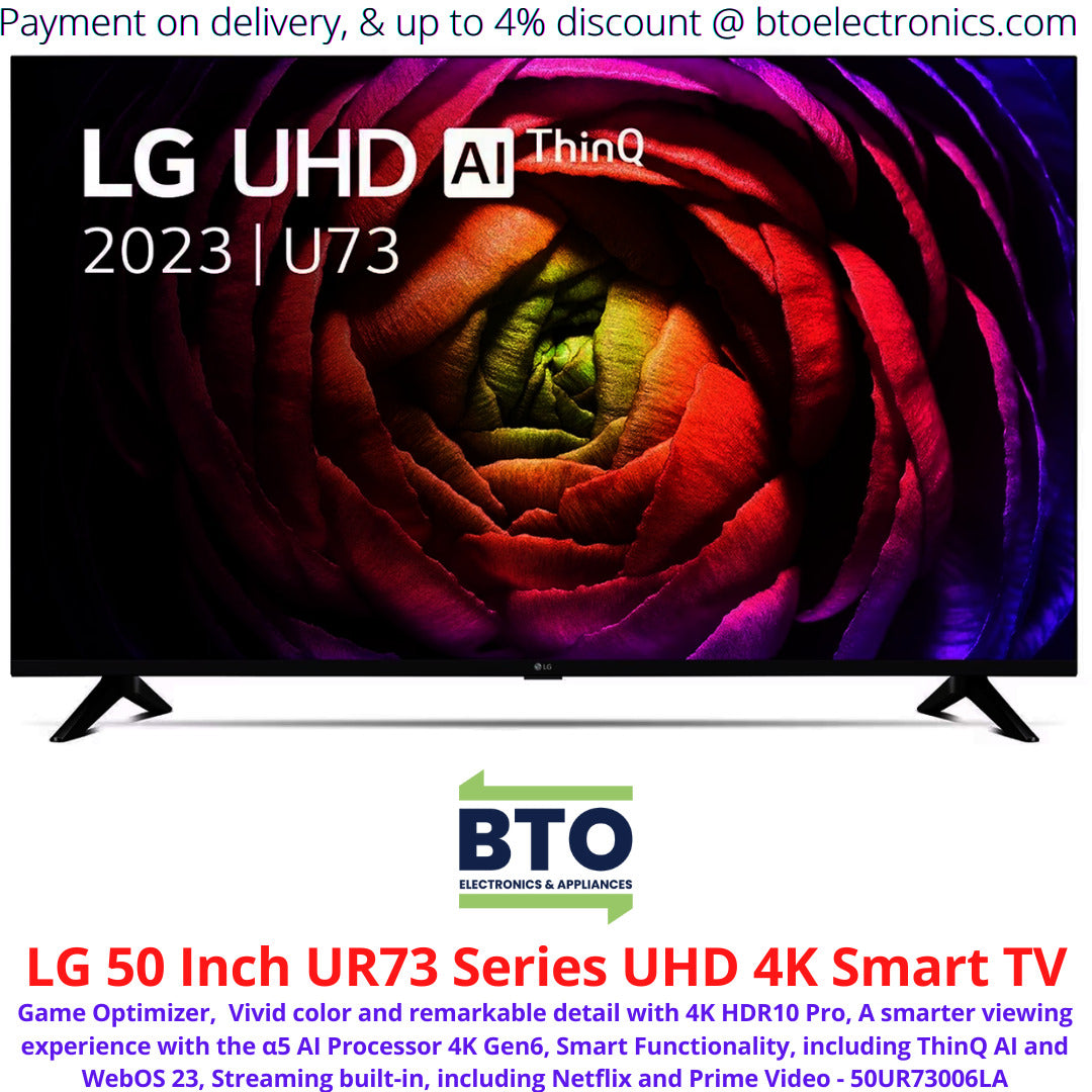 LG 50 Inches UR73 Series 4K UHD, Smart TV