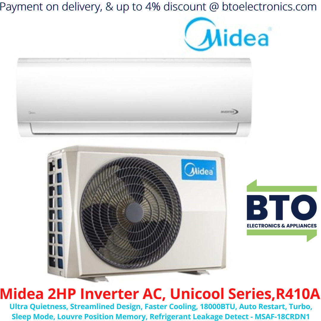 Midea 2HP Inverter Air Conditioner (AC) Unicool Series R410A