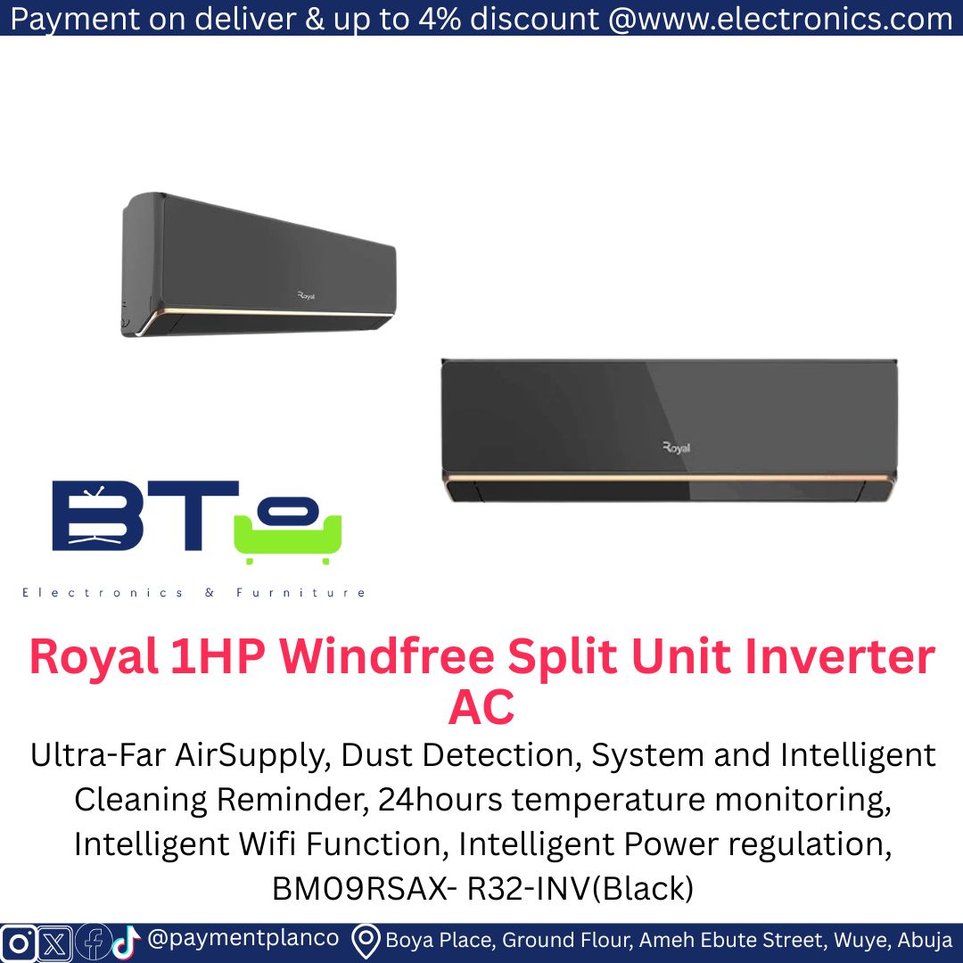 Royal 1HP Windfree Split Unit Inverter Air Conditioner