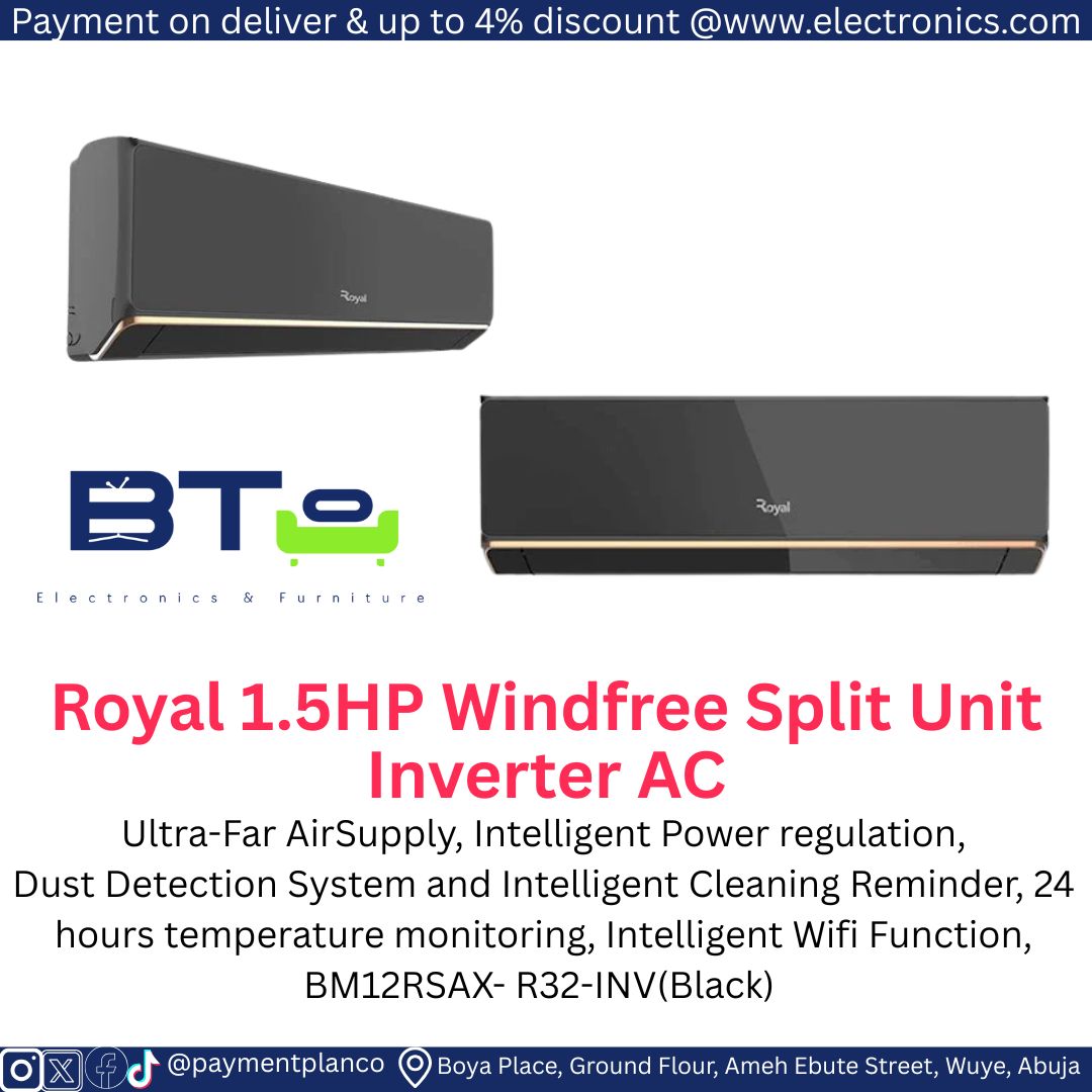 Royal 1.5HP Windfree Split Unit Inverter Air Conditioner