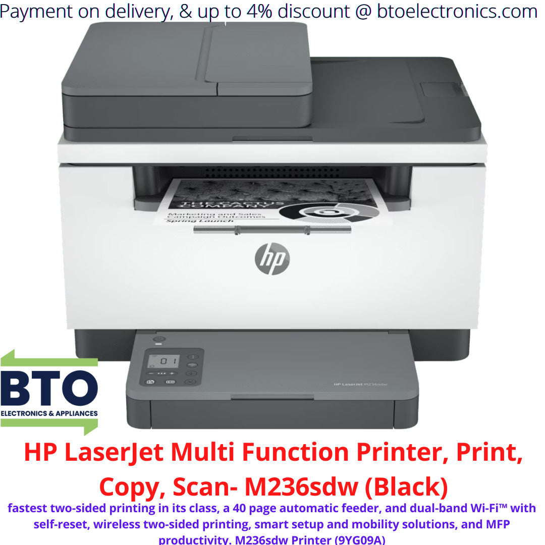 HP LaserJet MFP Printer (Copy, Scan, Wireless Black) M236SDW