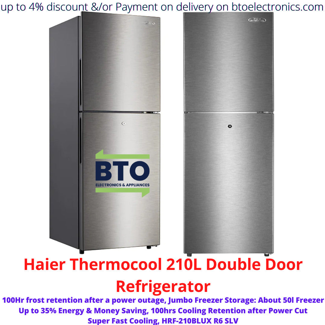 Haier Thermocool 210L Double Door Refrigerator