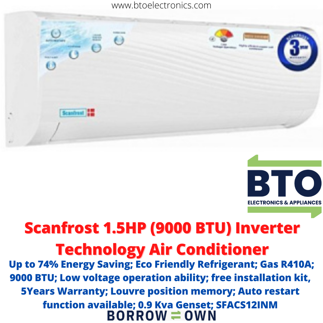 Scanfrost 1.5HP Inverter Technology Air Conditioner