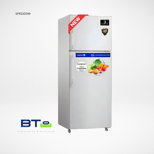 Scanfrost 196L Double Door Refrigerator