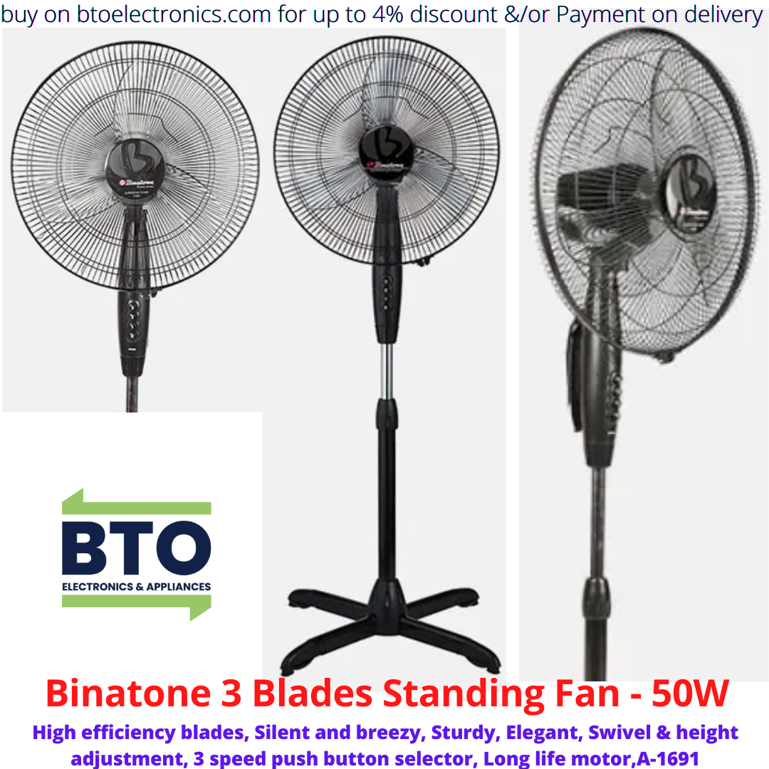 Binatone Standing Fan, 16 inches Fan