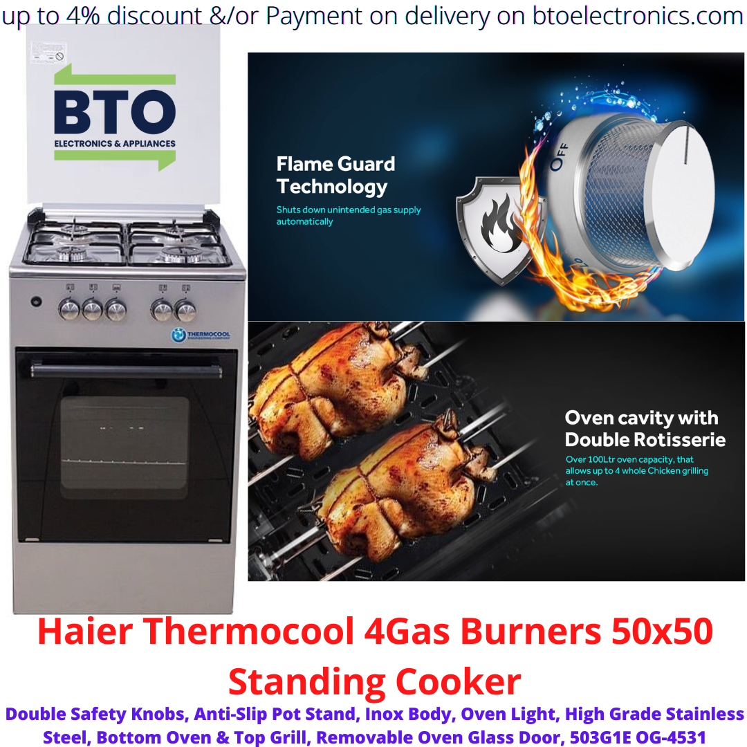Thermocool 4Gas Burner Cooker - My Lady 504G