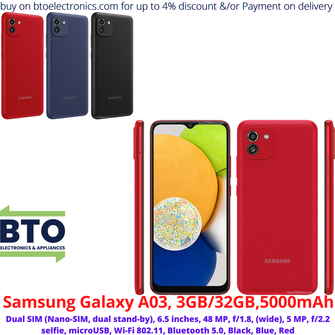 Samsung Galaxy A03 3GB/32GB, 5000mAh