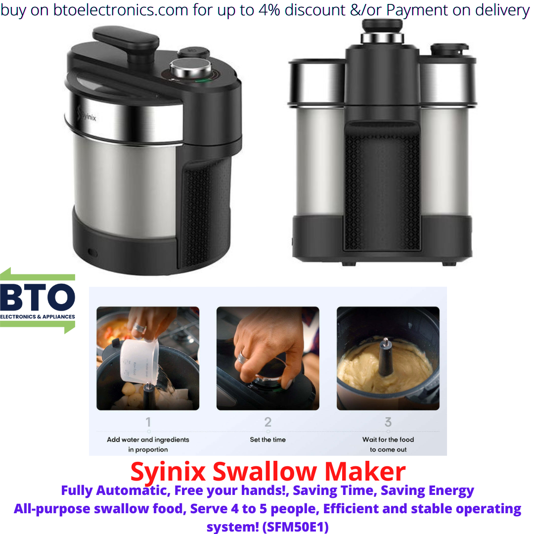 Syinix Swallow Machine and Yam Pounder