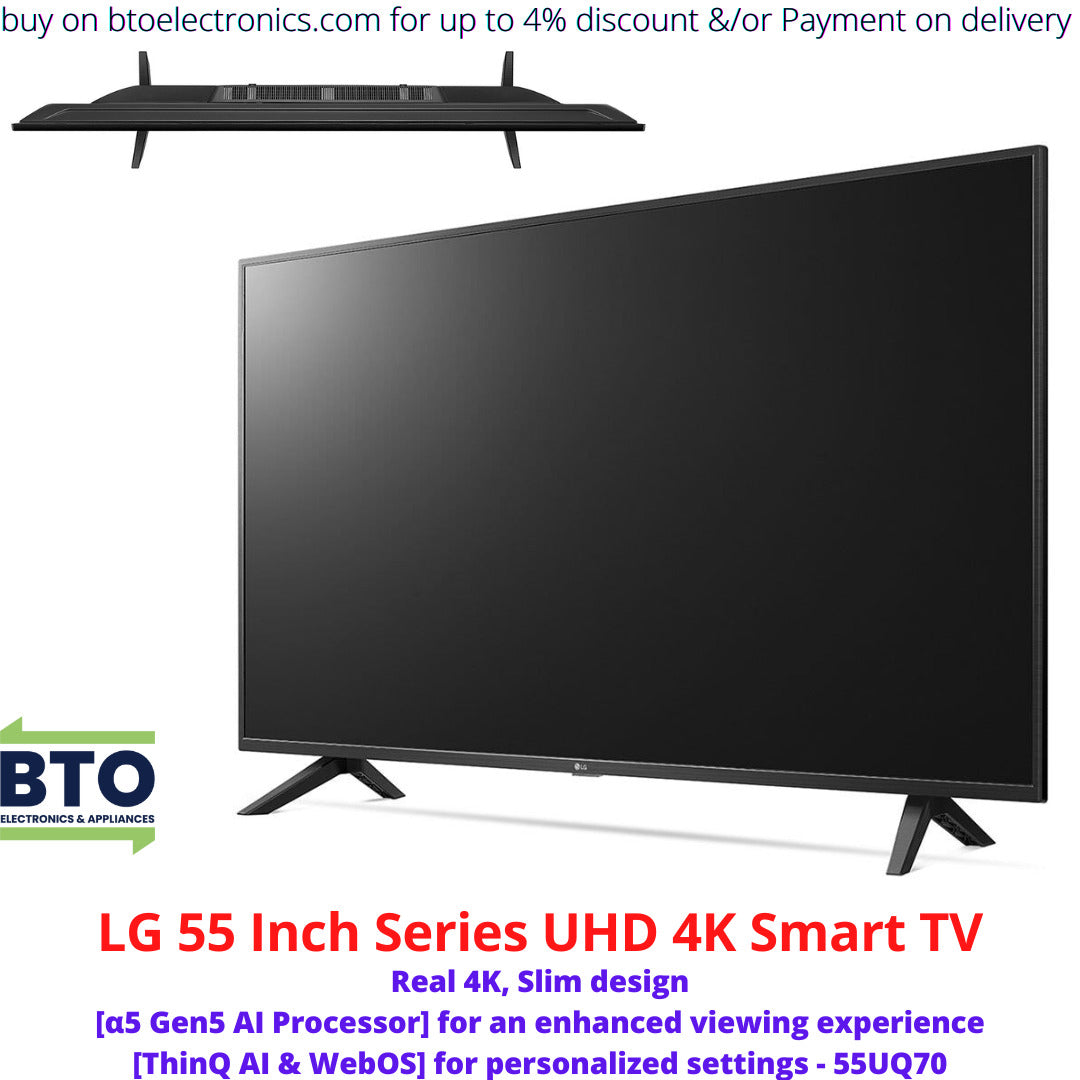 LG 55 Inches Smart TV, 4K UHD