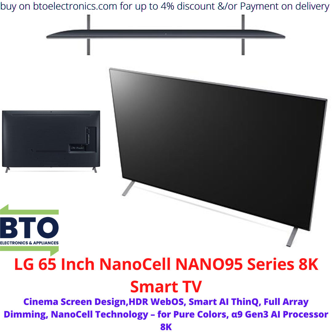 LG 65 Inches Nano Cell Nano95 Series 8K Smart TV