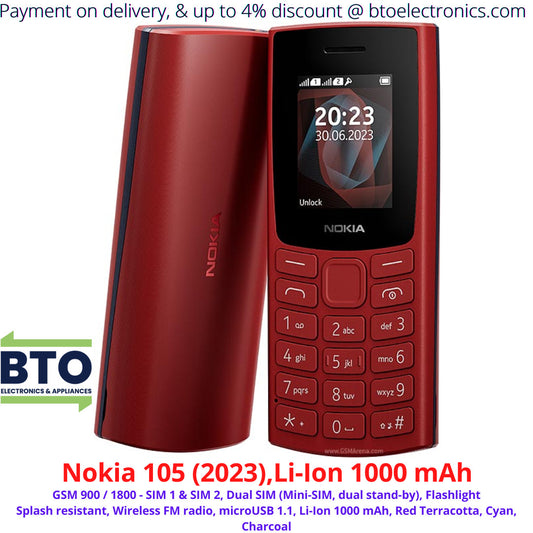 Nokia 105(2023),Li-lon 1000 mAh