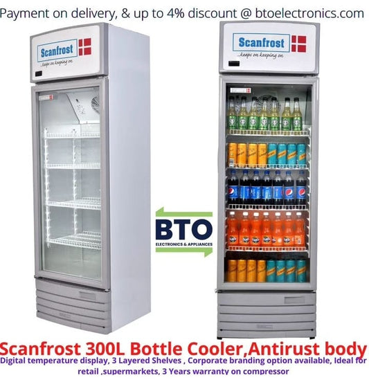 Scanfrost 300L Bottle Cooler, Antirust Body