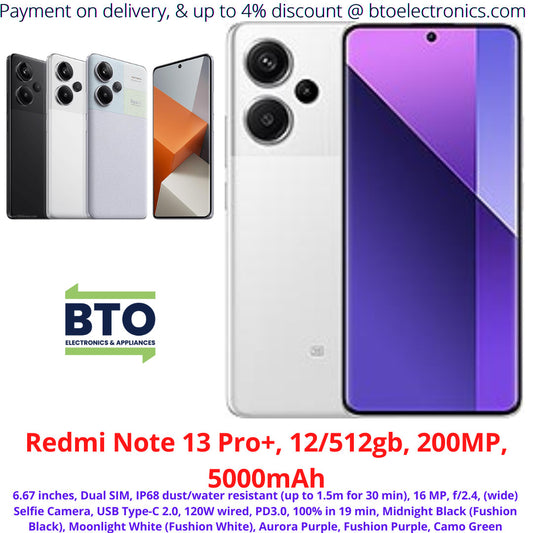 Redmi Note 13Pro+, 12/512gb 200mph, 500mAh
