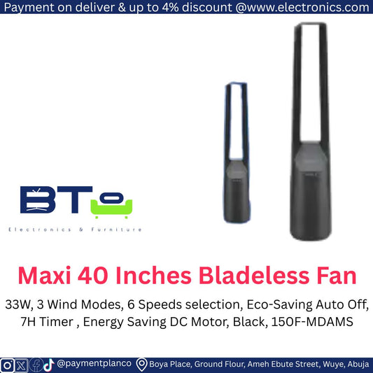 Maxi 40 Inches Bladeless Fan