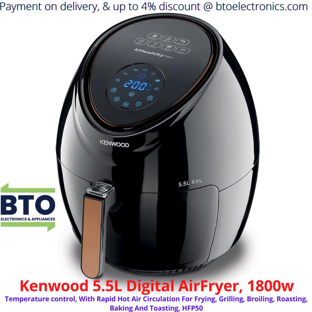 Kenwood 5.5L Digital Air Fryer, 1800W