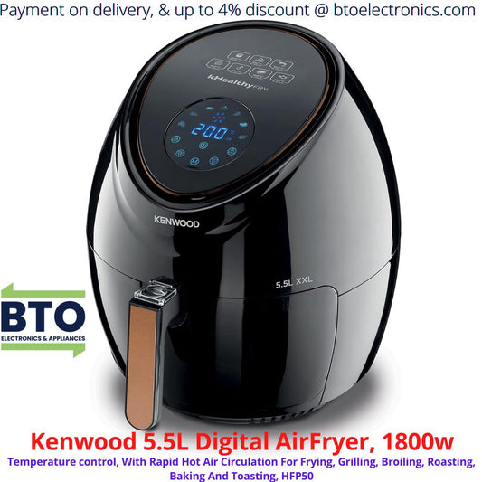 Kenwood 5.5L Digital Air Fryer, 1800W