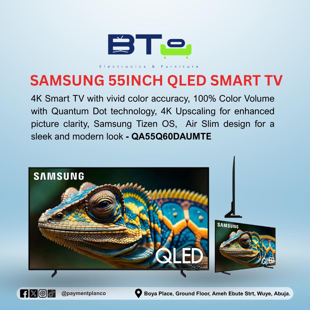 Samsung 55 Inches QLED 4K UltraHD Smart TV