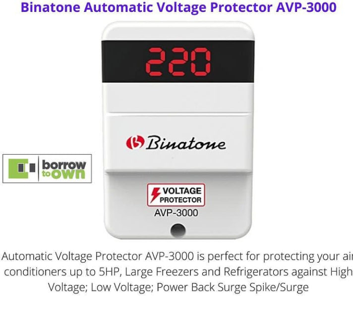 Binatone 30Amps Automatic Voltage Protector, upto 5hp AC strenght