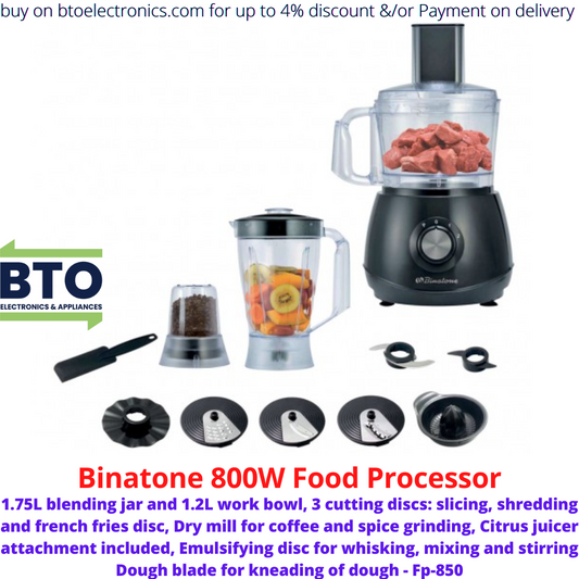 Binatone 800W Food Processor