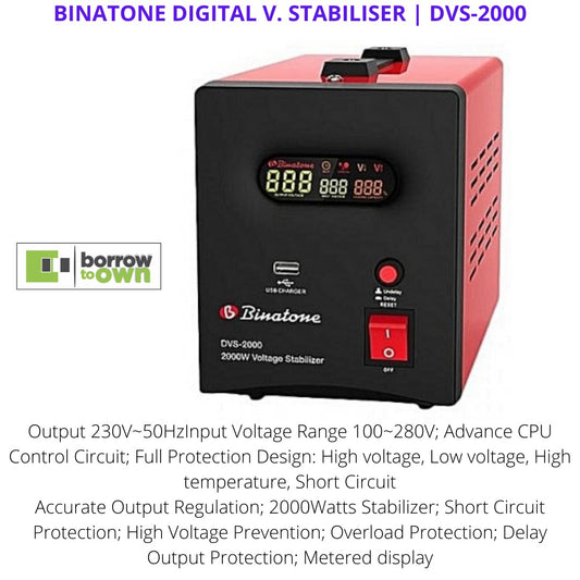Binatone 2000V Digital Stabilizer