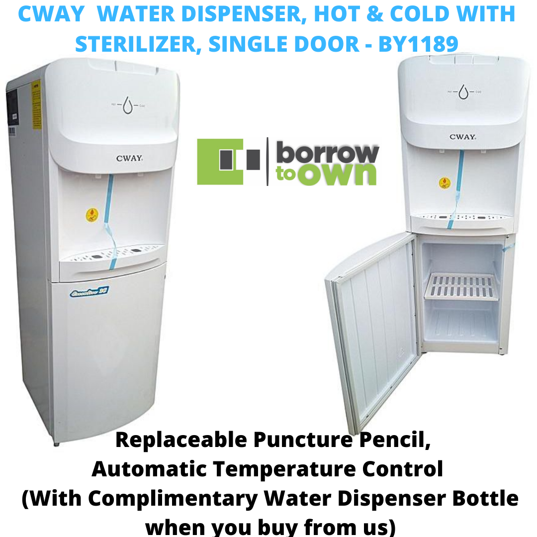 CWAY Water Dispenser, Single Door,  with Cup Cabinet