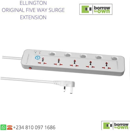 Ellington 5 Way Extention Box, with Surge Protection