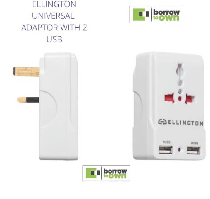 Ellington Universal Adptor with 2 USB ports
