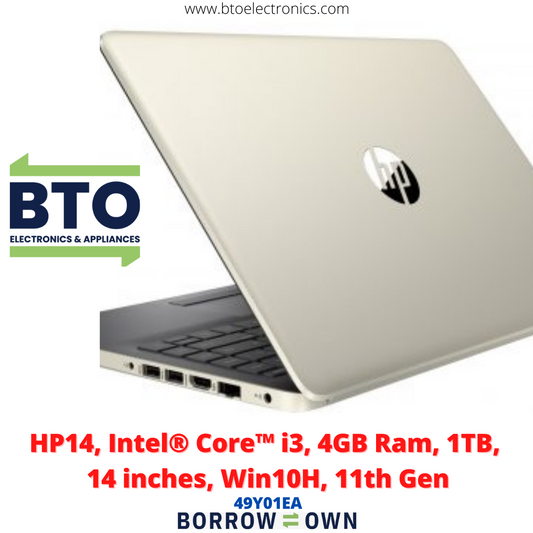 HP14 4GB/1TB Core i3, 11th Gen, Warm Gold