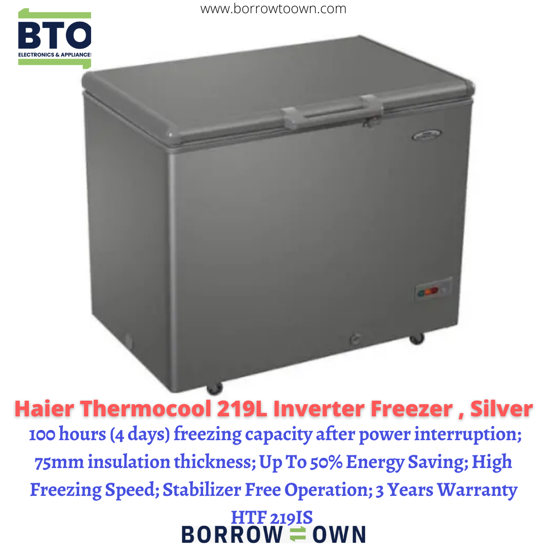 Thermocool 219L Inverter Chest Freezer, Silver