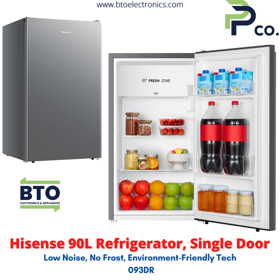 Hisense 90L Single Door Refrigerator BTO Electronics
