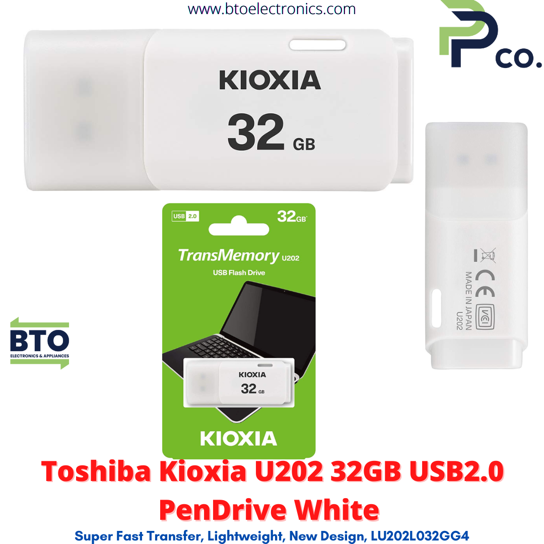 Toshiba 32GB Kioxia Transmemory U202 USB FlashDrive – BTO
