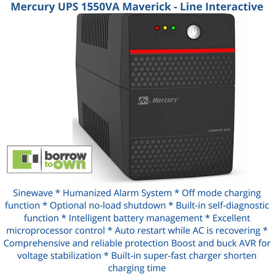 Mercury UPS 1550VA Maverick - Line Interactive