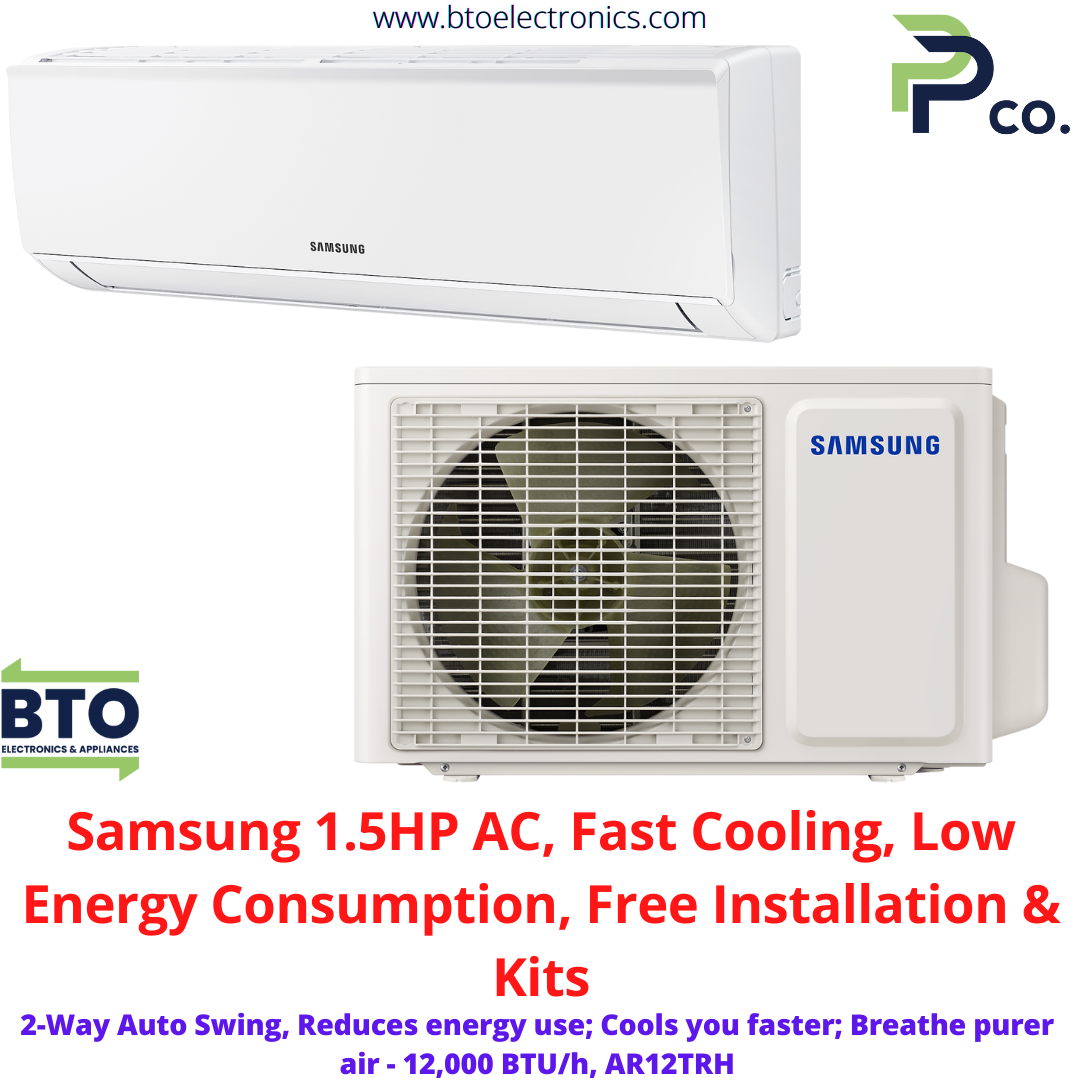 Samsung 1.5HP Air Conditioner (AC), Free Installation Kit and Free Installation