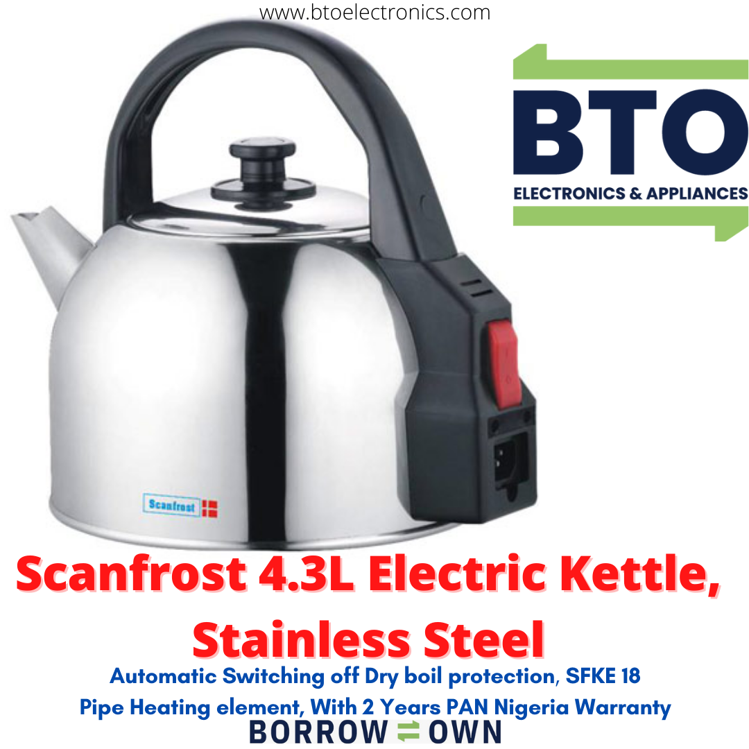Scanfrost 4.3L Electric Kettle
