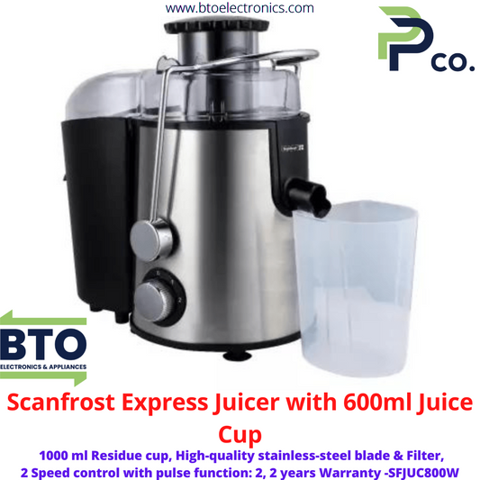 Scanfrost Express Juicer with 600ml Juice Cup
