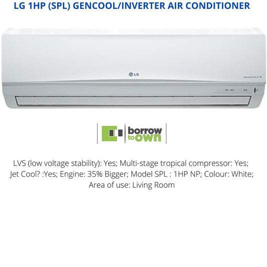LG 1HP GenCool/Inverter AC